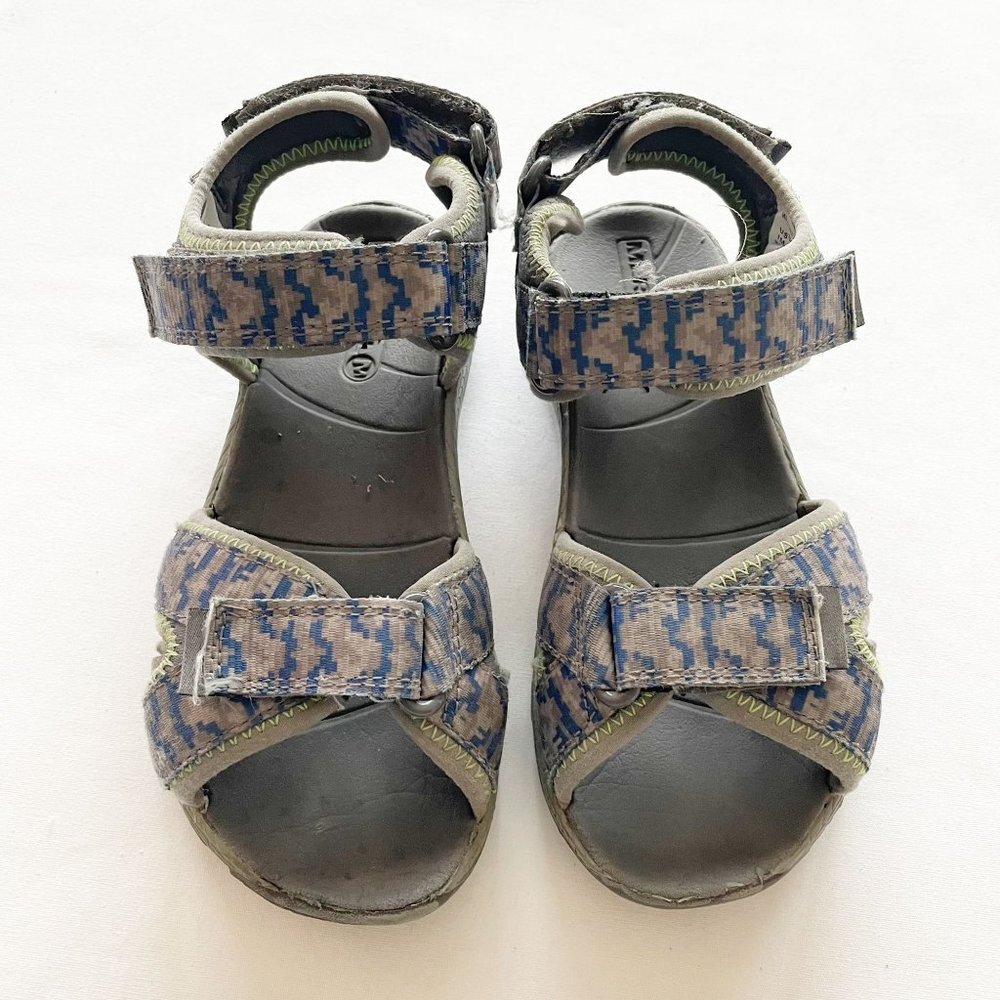 Merrell Boys' Surf Strap 2.0 Blue Gray Sandals size 1
